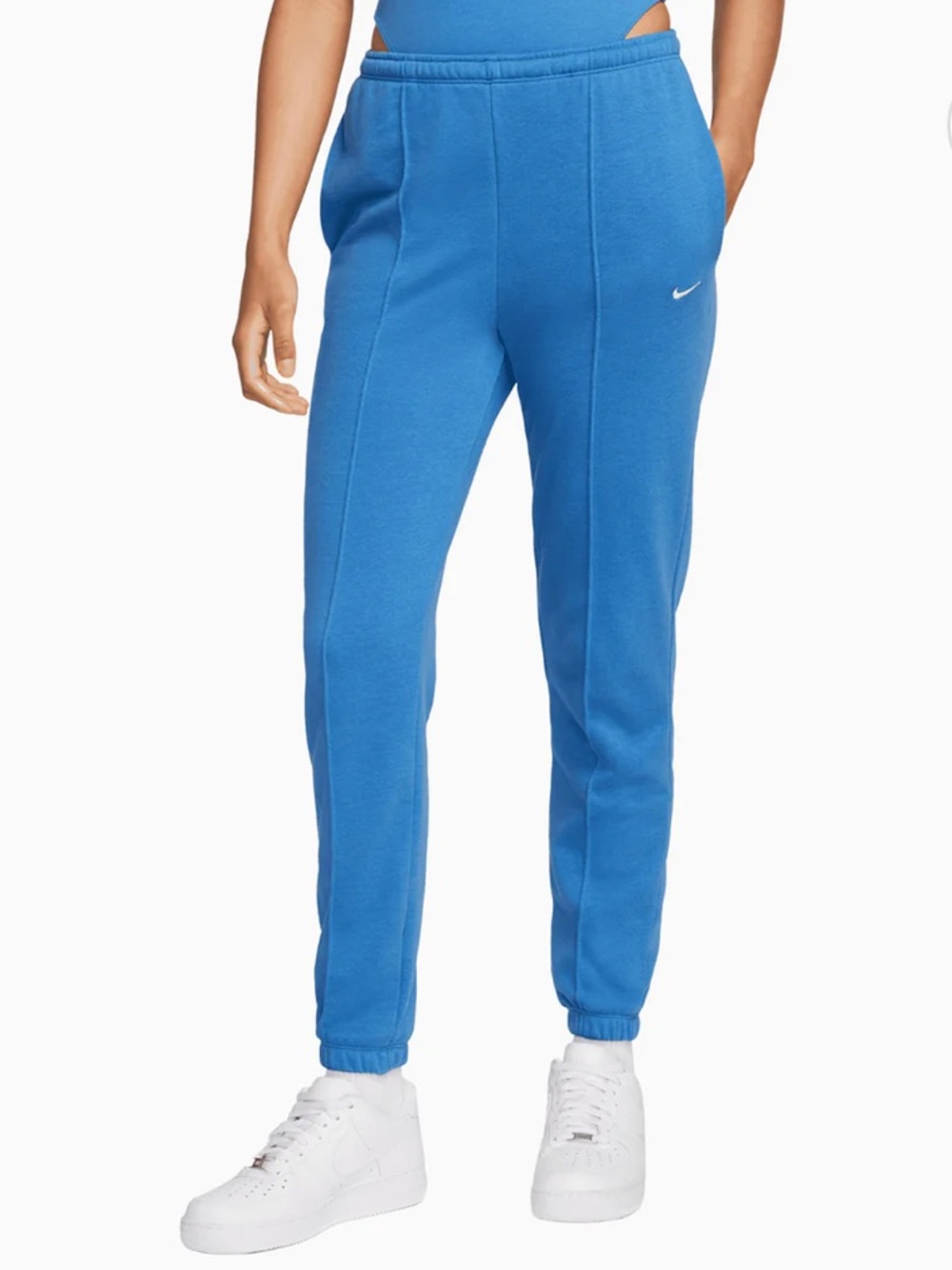 NWT Nike Chill Terry HR Slim Fit Jogger Swearpants Star Blue Sail Women’s Small